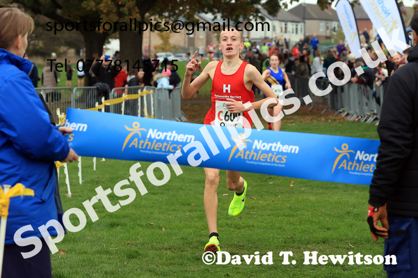 Boys Under-15s relay, 2025 Northern Cross Country Relays, Graves Park, Sheffield. Photo: David T. Hewitson/Sports for All Pics